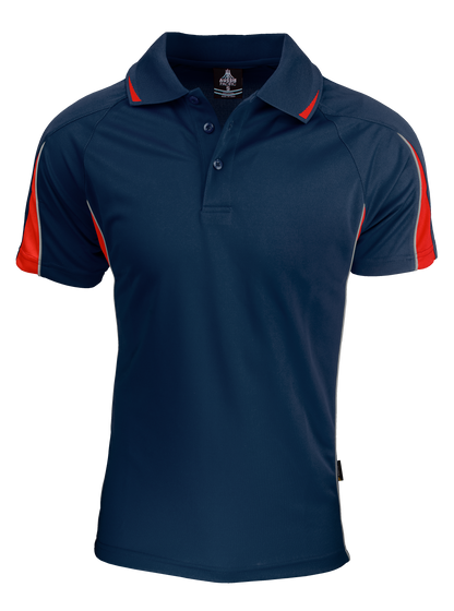 NAVY/RED - Eureka Mens Polos