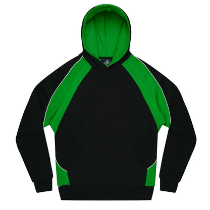 BLACK/KAWA GREEN/WHITE - Huxley Kids Hoodies