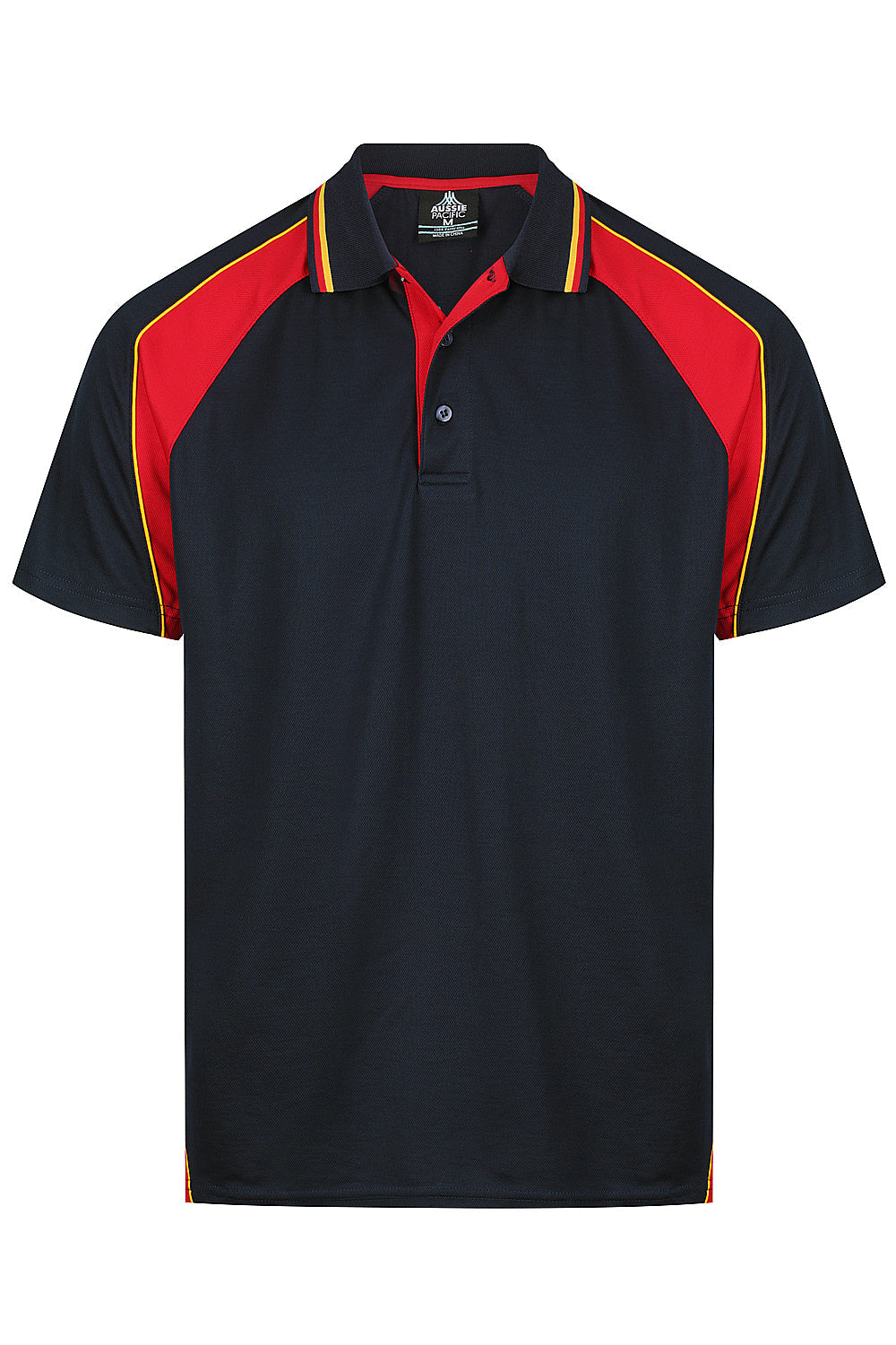 NAVY/RED/GOLD - Panorama Mens Polos