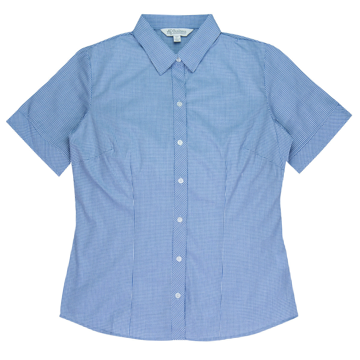 NAVY/WHITE - Toorak Lady Shirt Short Sleeve
