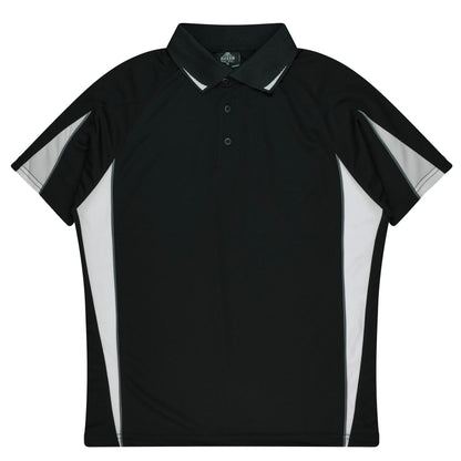 BLACK/WHITE - Eureka Kids Polos