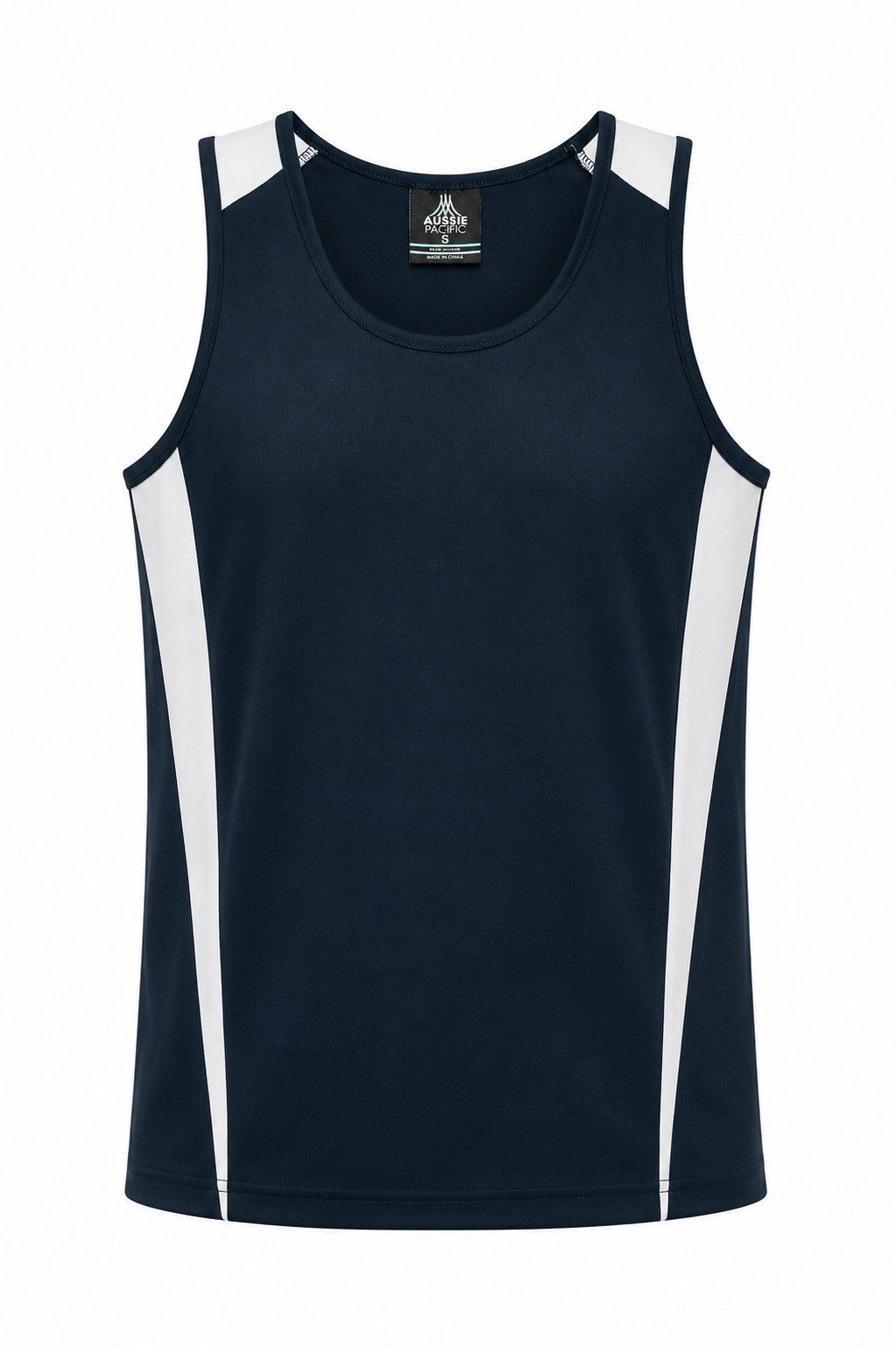 NAVY/WHITE - Eureka Mens Singlets