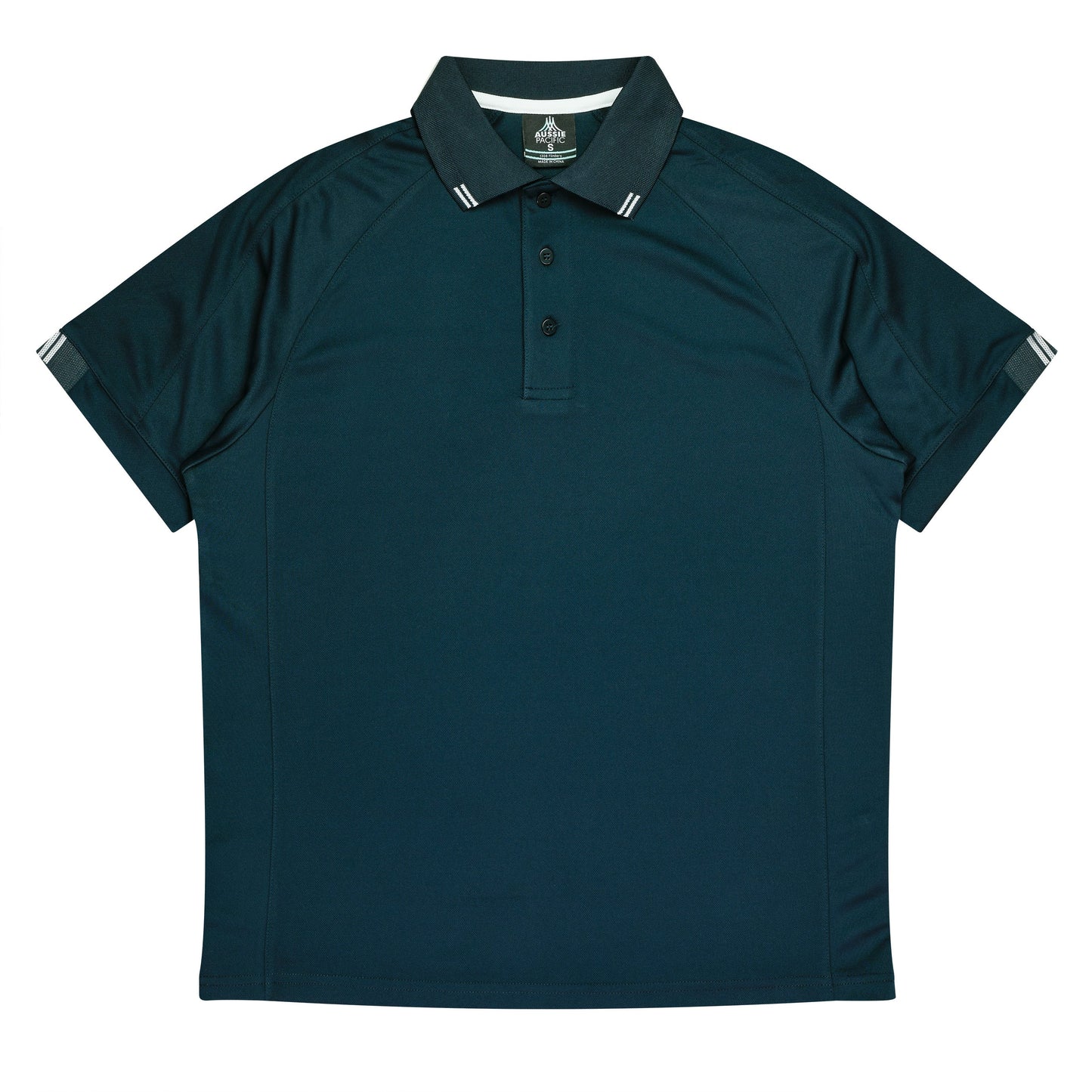 NAVY/WHITE - Flinders Mens Polos