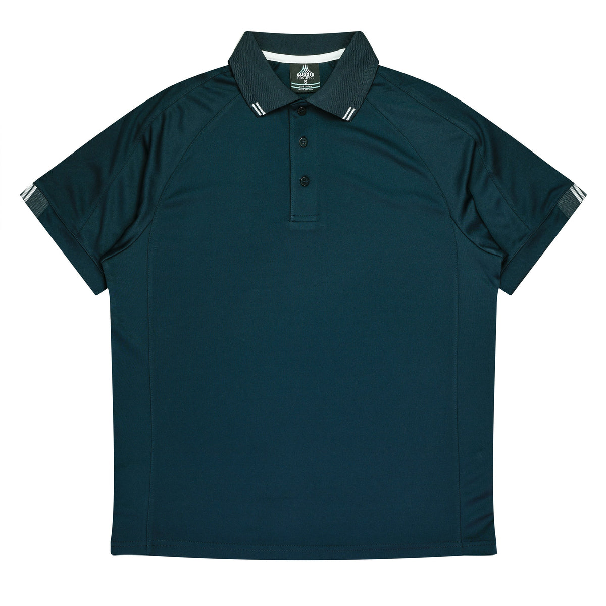 NAVY/WHITE - Flinders Mens Polos