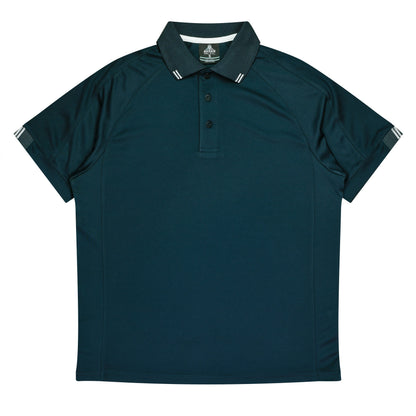NAVY/WHITE - Flinders Mens Polos