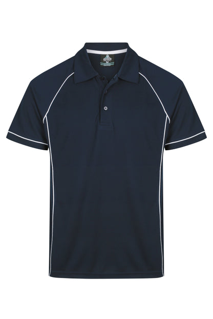 NAVY/WHITE - Endeavour Mens Polos