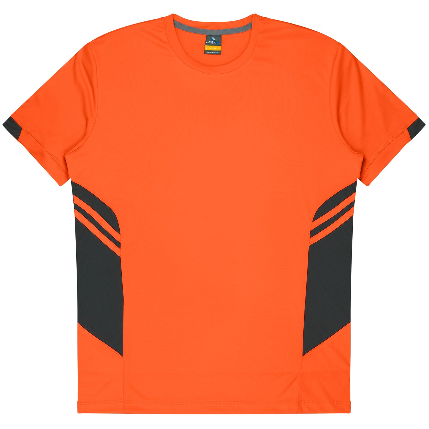 NEON ORANGE/SLATE - Tasman Kids Tees