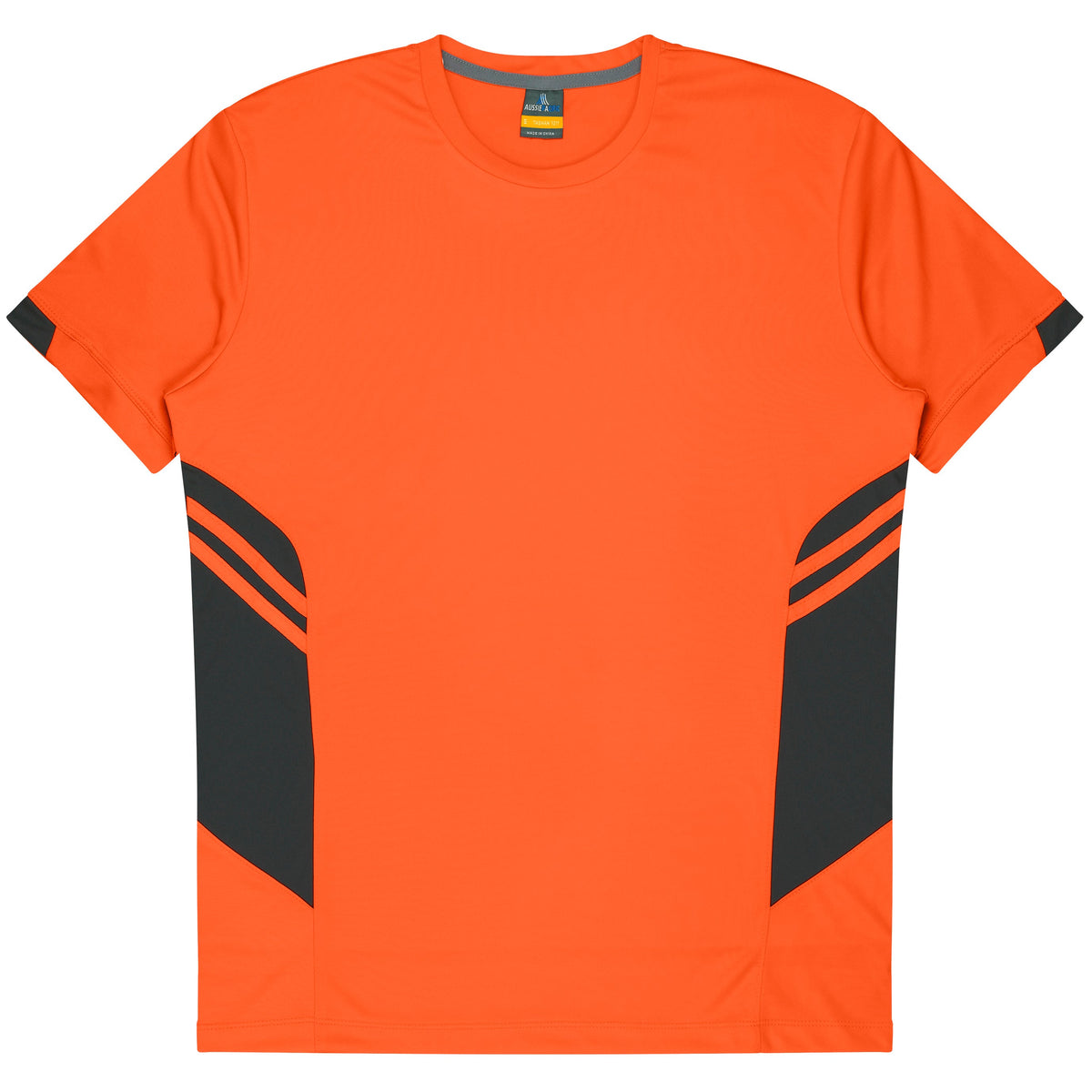 NEON ORANGE/SLATE - Tasman Kids Tees