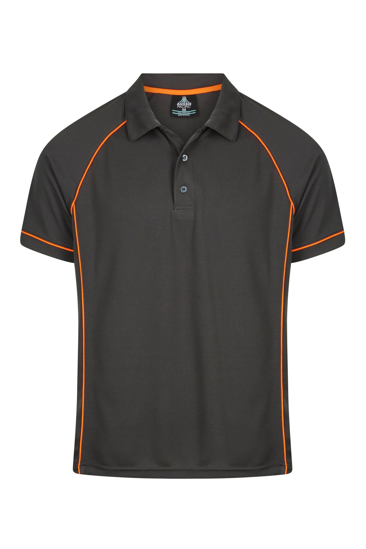 SLATE/ORANGE - Endeavour Mens Polos