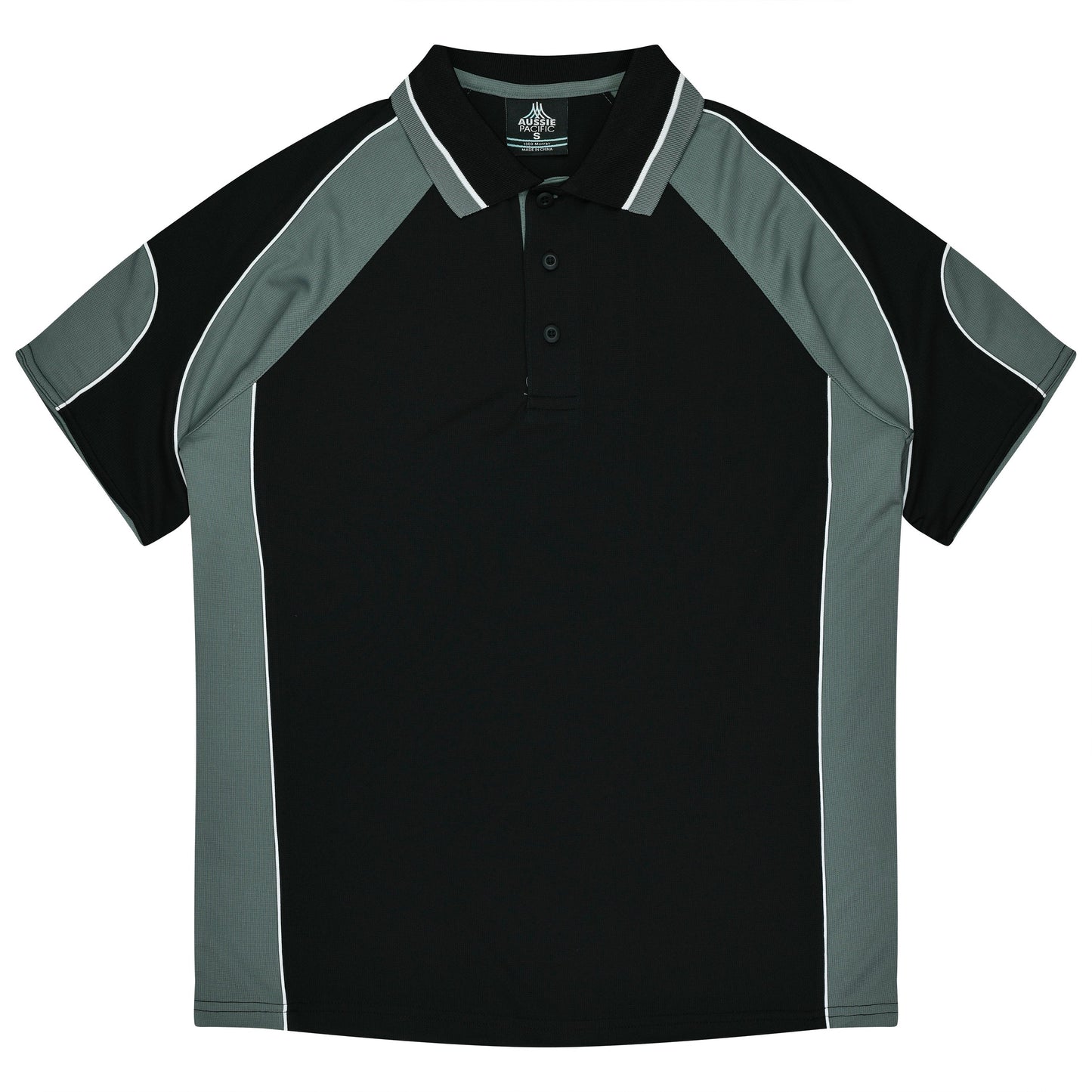 BLACK/ASHE - Murray Kids Polos