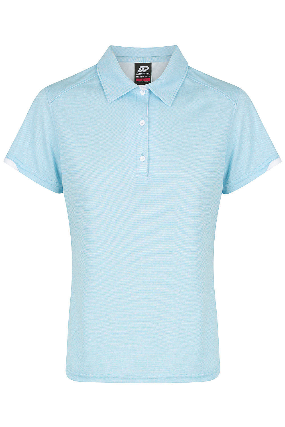 LIGHT BLUE/WHITE - Morris Lady Polos