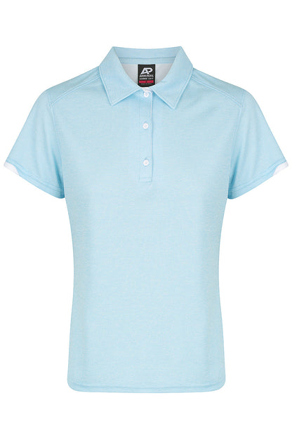 LIGHT BLUE/WHITE - Morris Lady Polos
