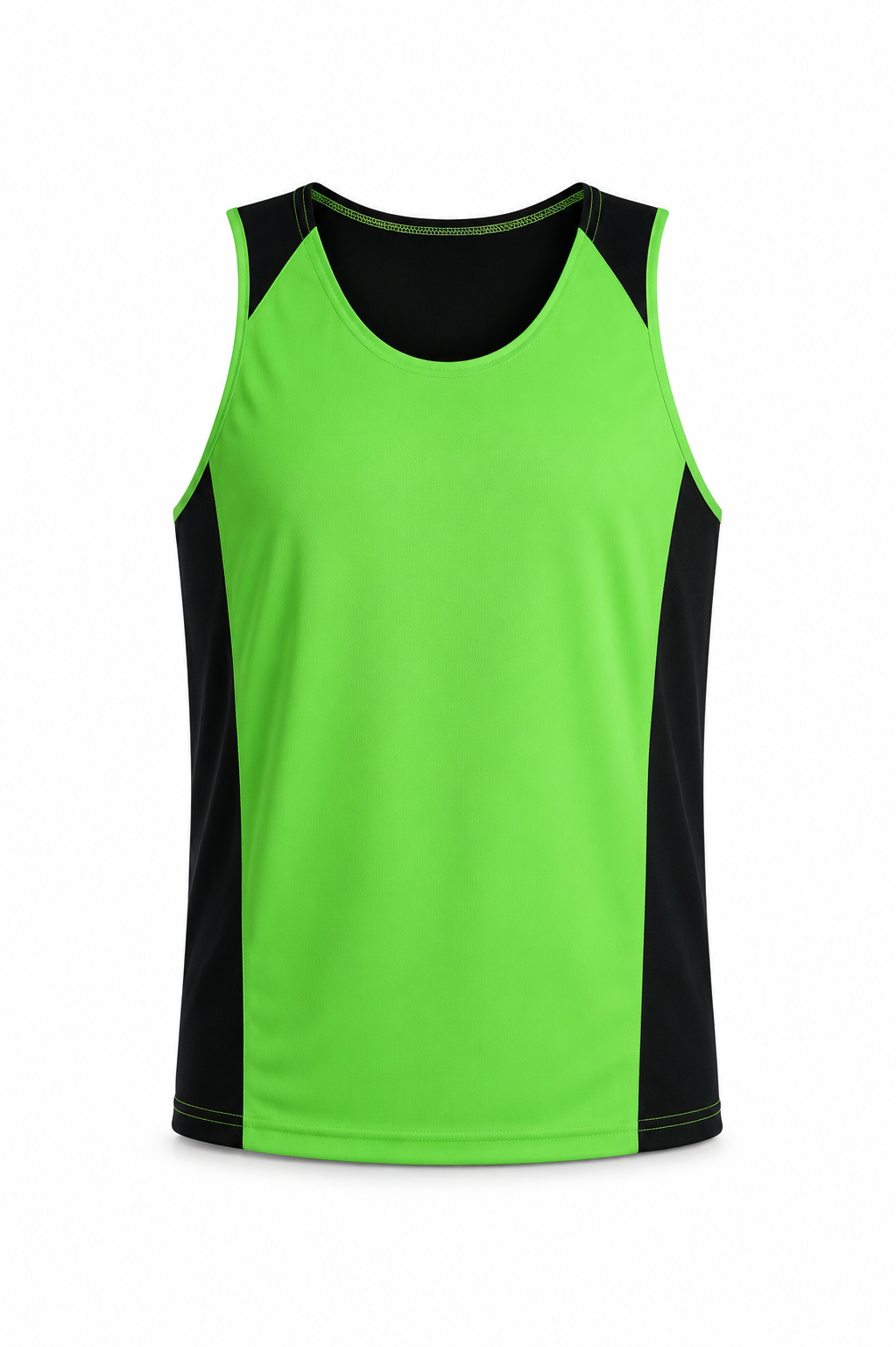 APPLE/BLACK - Premier Mens Singlets