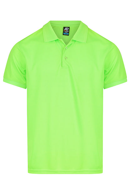 NEON GREEN - Lachlan Mens Polos