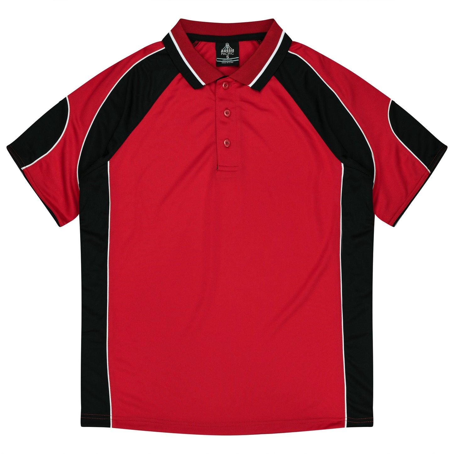 RED/BLACK - Murray Kids Polos