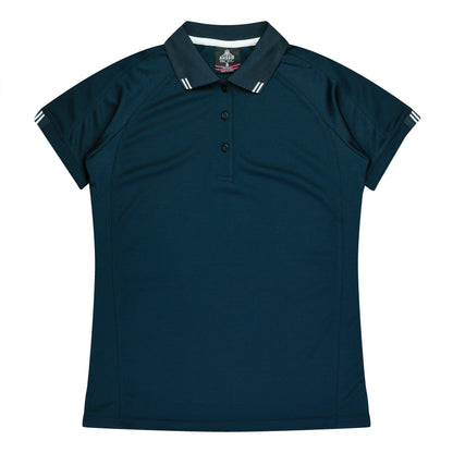 NAVY/WHITE - Flinders Lady Polos