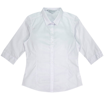 White - Kingswood Lady Shirt 3/4 Sleeve