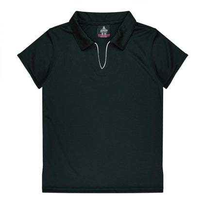 BLACK/WHITE - Yarra Lady Polos