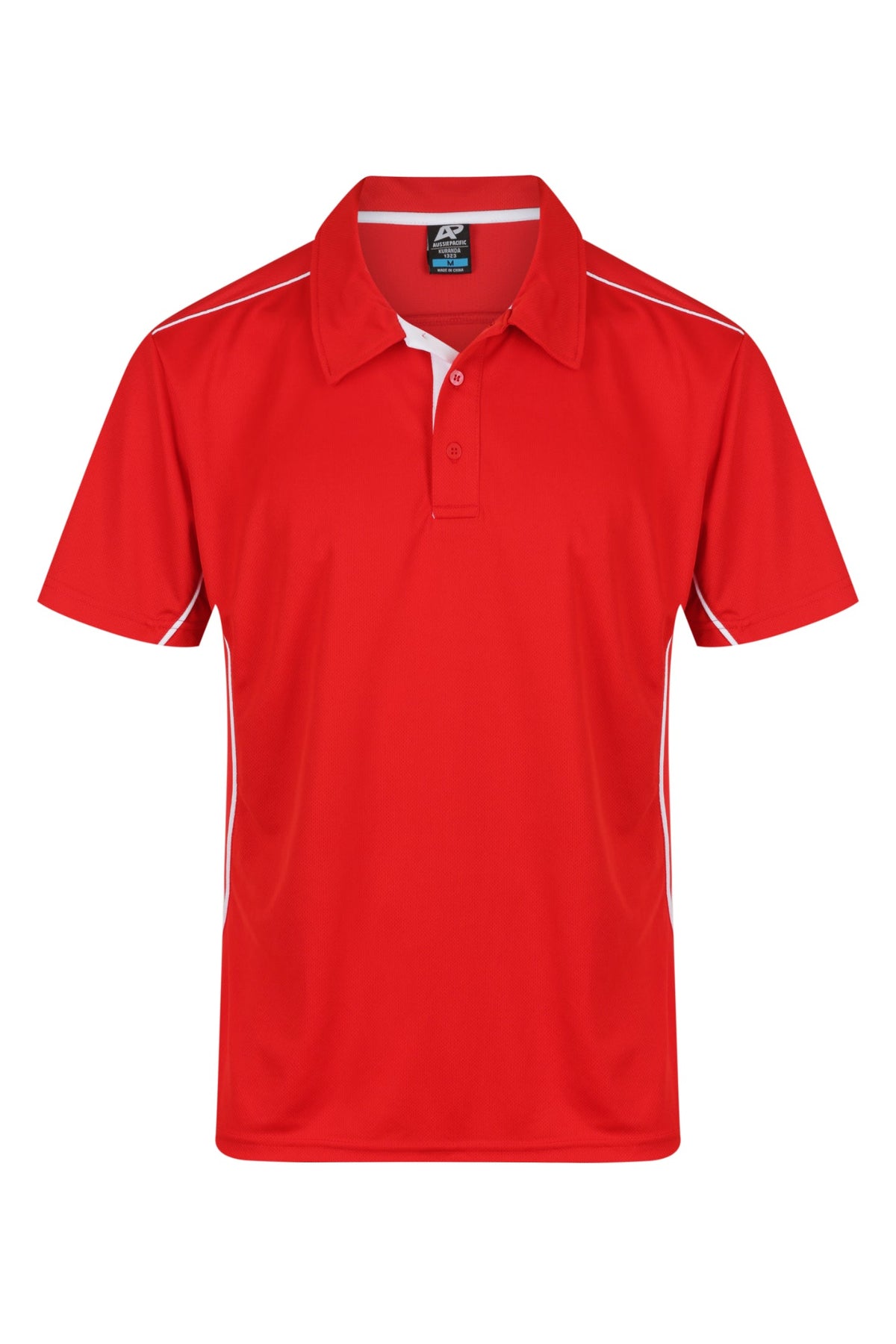 RED/WHITE - Kuranda Mens Polos
