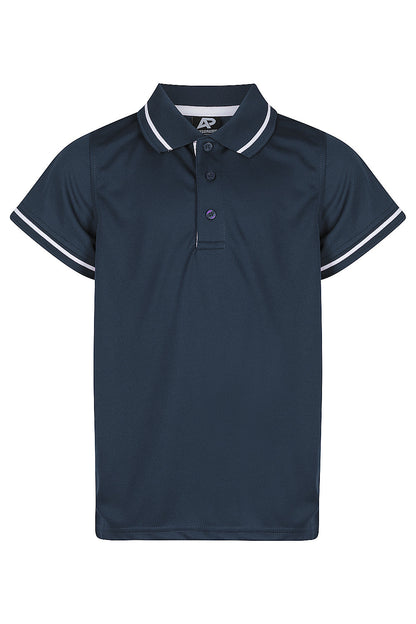NAVY/WHITE - Cottesloe Kids Polos