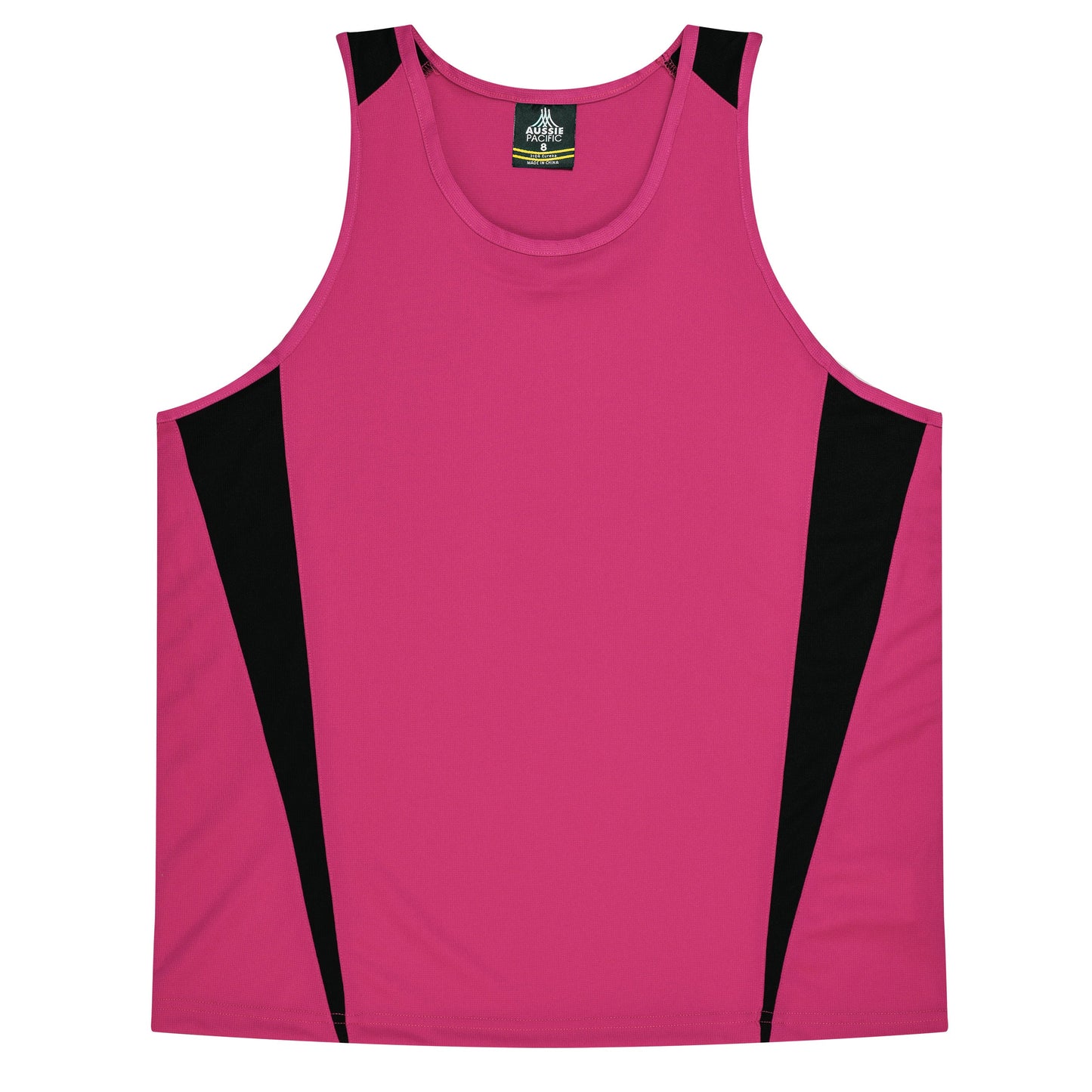 PINK/BLACK - Eureka Kids Singlets