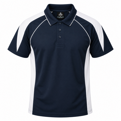NAVY/WHITE - Premier Mens Polos