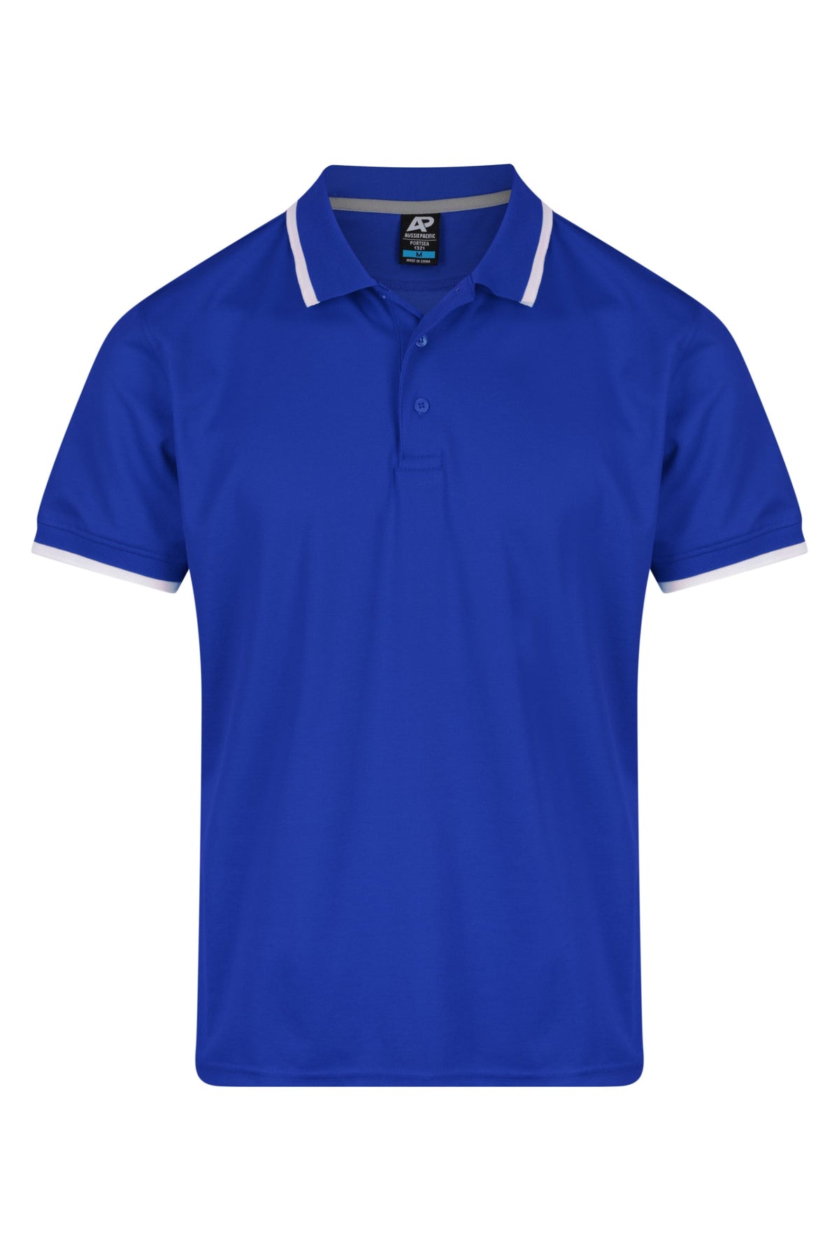 ROYAL/WHITE - Portsea Mens Polos