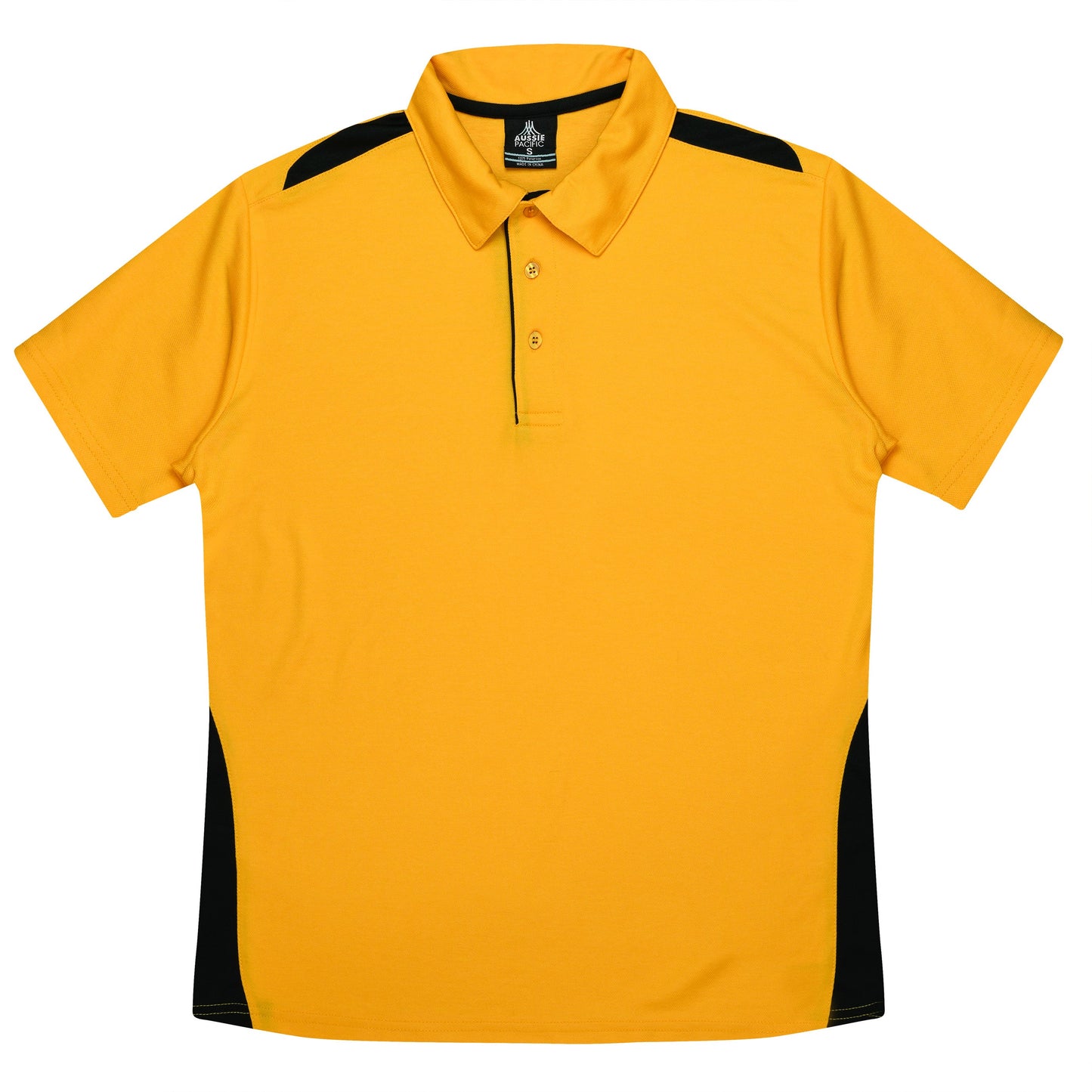 GOLD/BLACK - Paterson Kids Polos