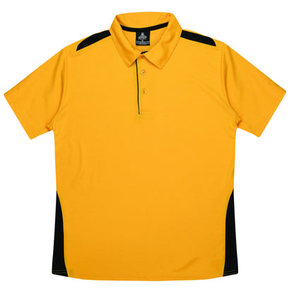 GOLD/BLACK - Paterson Kids Polos