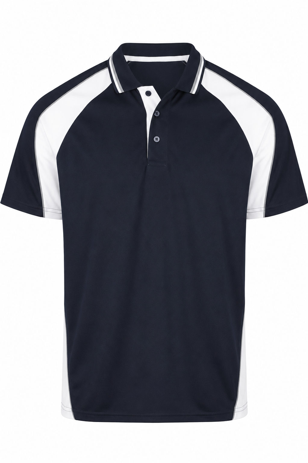 NAVY/ASHE/WHITE - Panorama Kids Polos