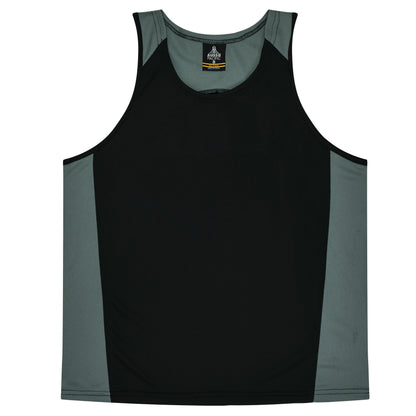 BLACK/ASHE - Premier Kids Singlets