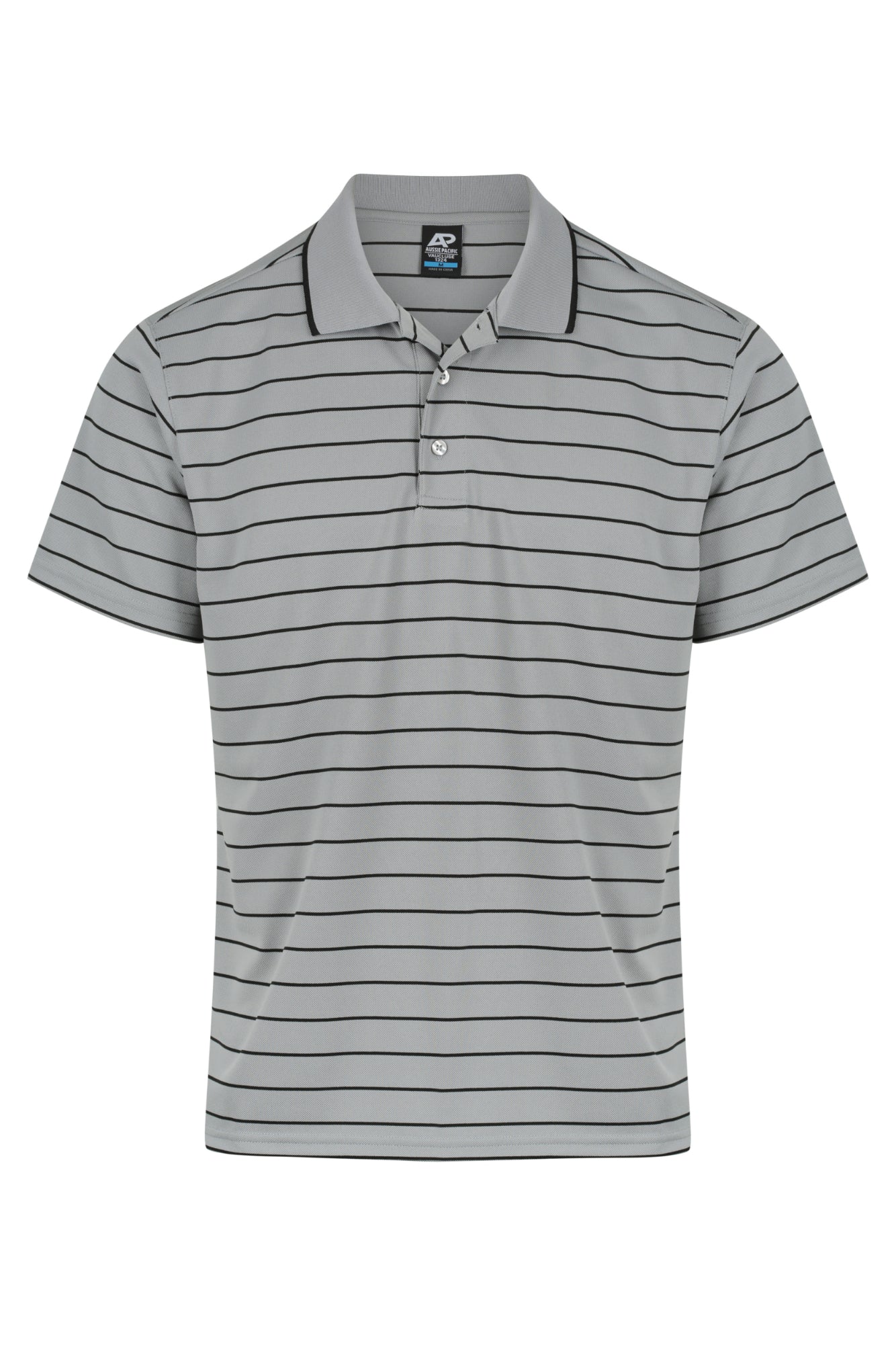 SILVER/BLACK - Vaucluse Mens Polos
