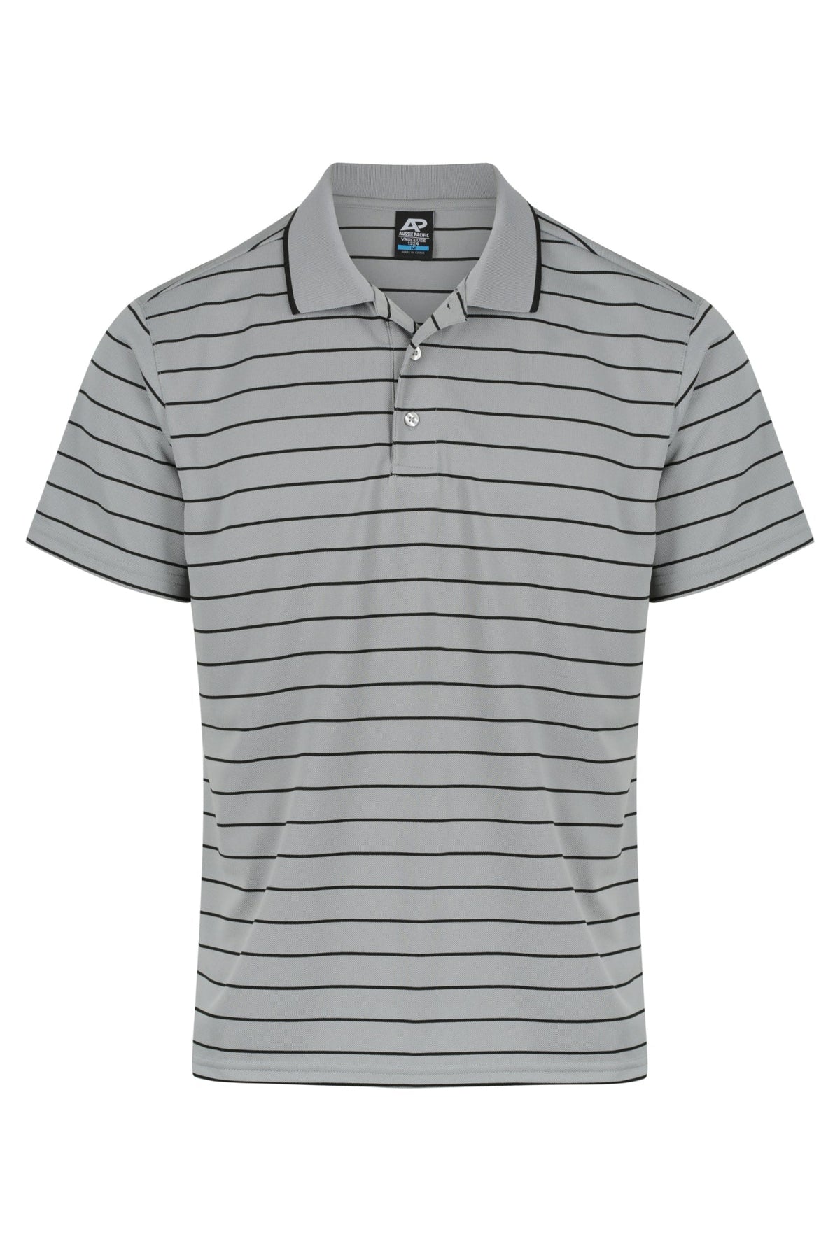 SILVER/BLACK - Vaucluse Mens Polos