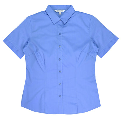 MID BLUE - Mosman Lady Shirt Short Sleeve