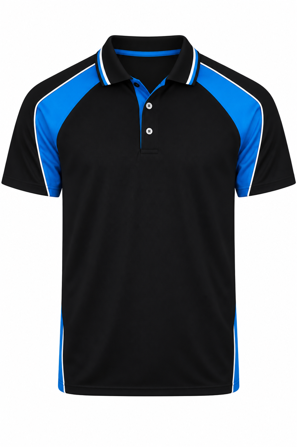 BLACK/ELECTRIC ROYAL/WHITE - Panorama Kids Polos