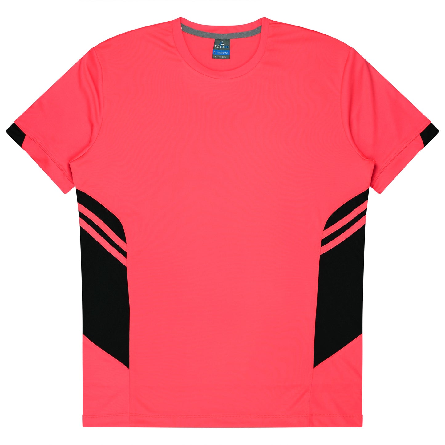 NEON PINK/BLACK - Tasman Mens Tees