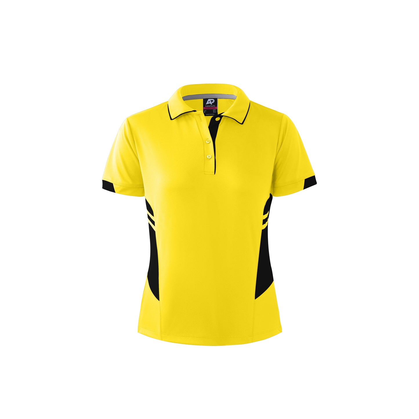 NEON YELLOW/BLACK - Tasman Lady Polos