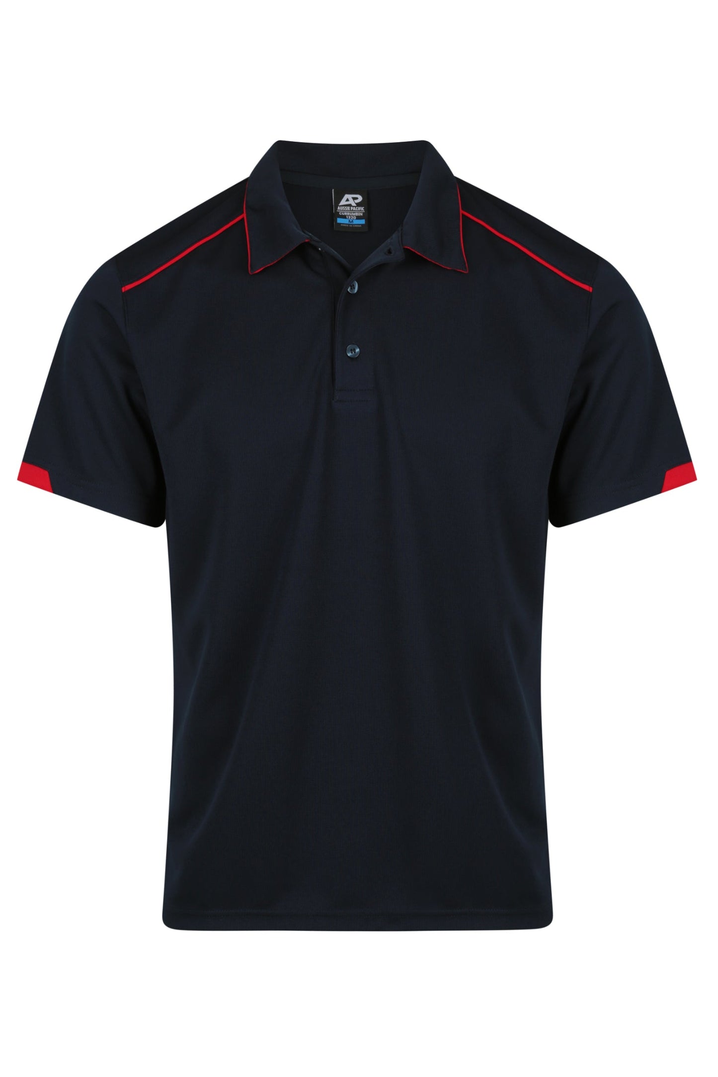 NAVY/RED - Currumbin Mens Polos