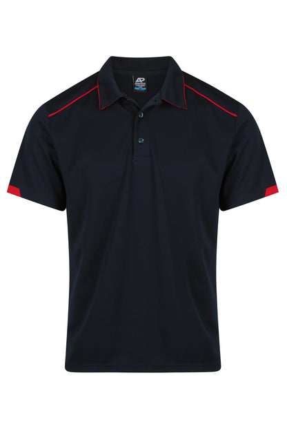 NAVY/RED - Currumbin Mens Polos