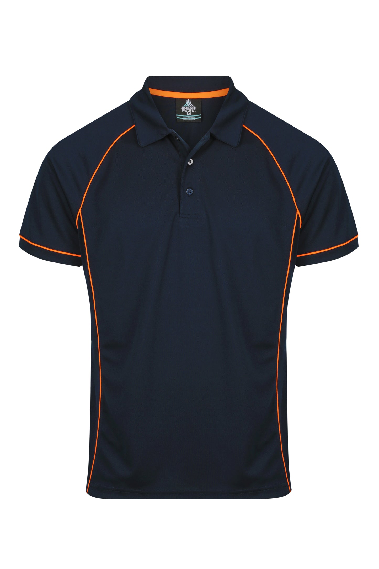 NAVY/ORANGE - Endeavour Mens Polos