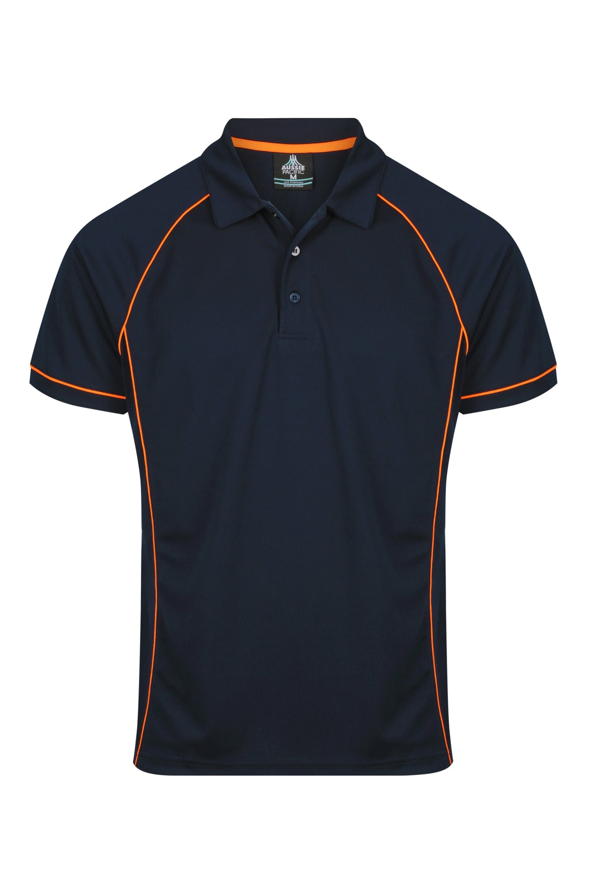 NAVY/ORANGE - Endeavour Mens Polos