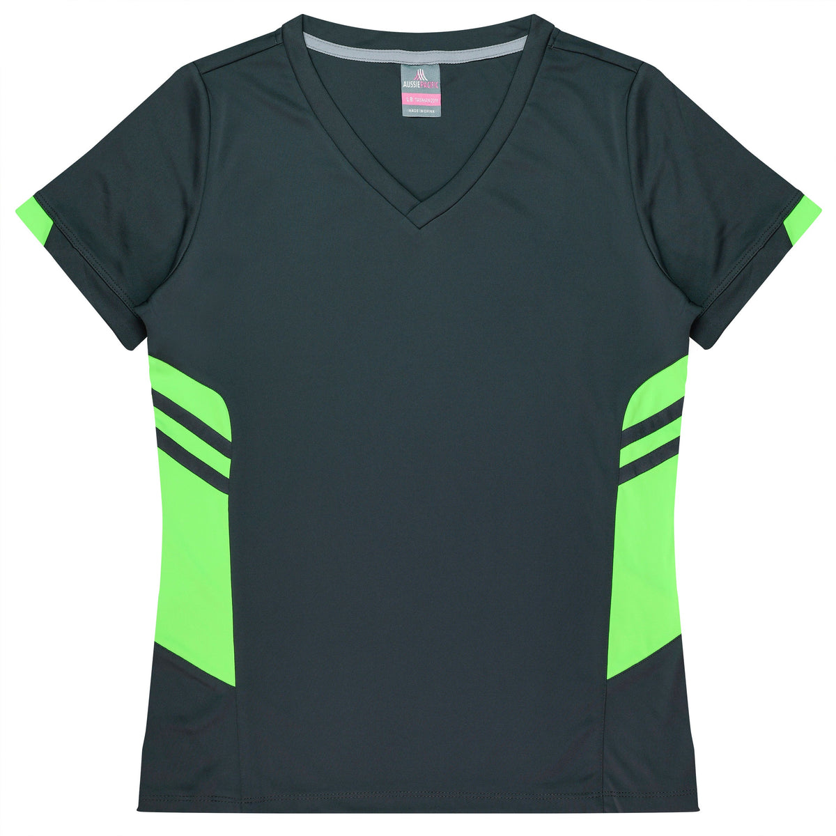 SLATE/NEON GREEN - Tasman Lady Tees