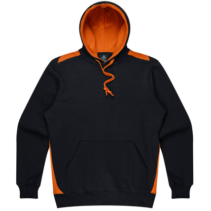 BLACK/ORANGE - Paterson Mens Hoodies