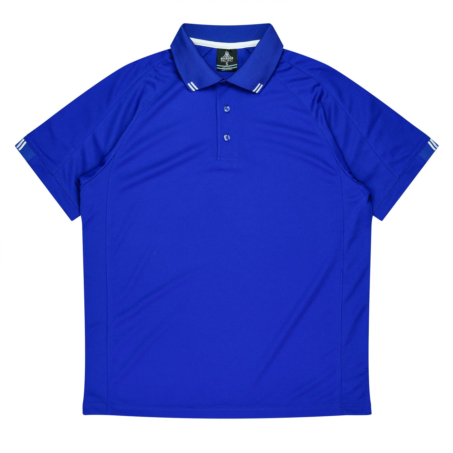 ROYAL/WHITE - Flinders Mens Polos