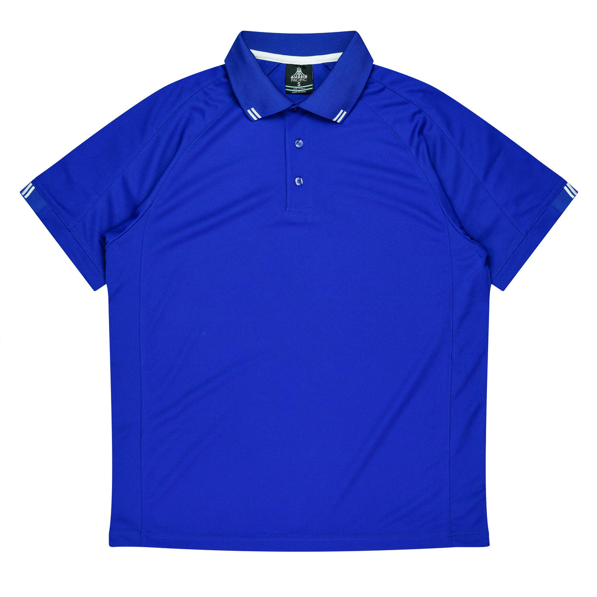 ROYAL/WHITE - Flinders Mens Polos