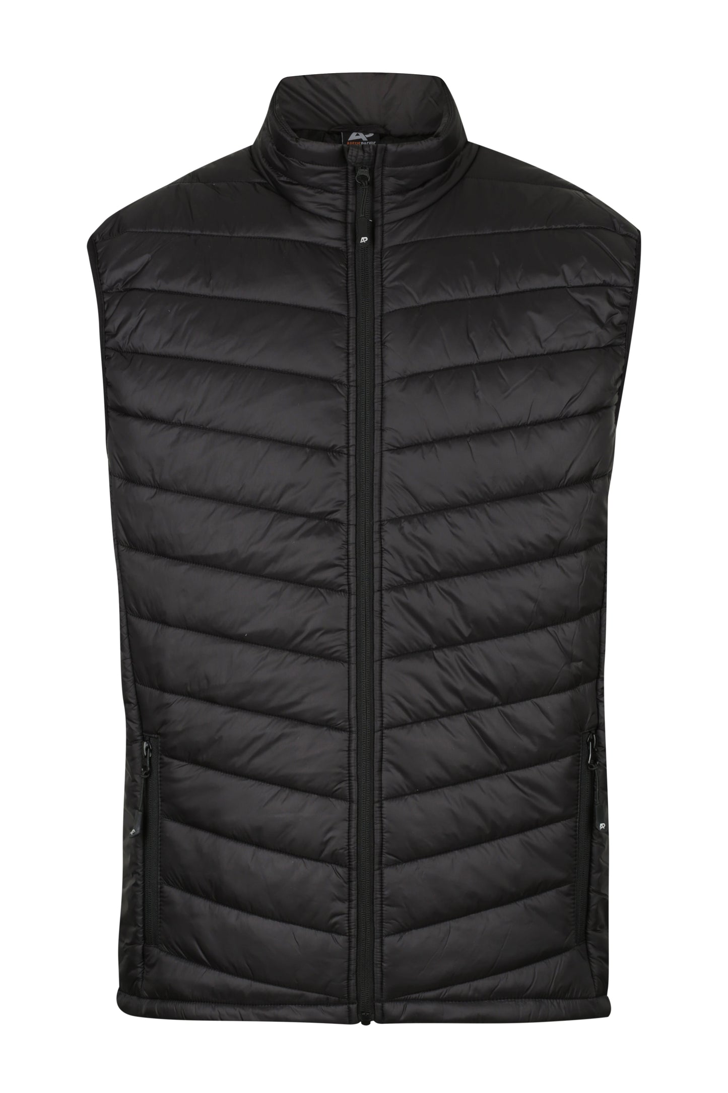 Black - Snowy Mens Vests