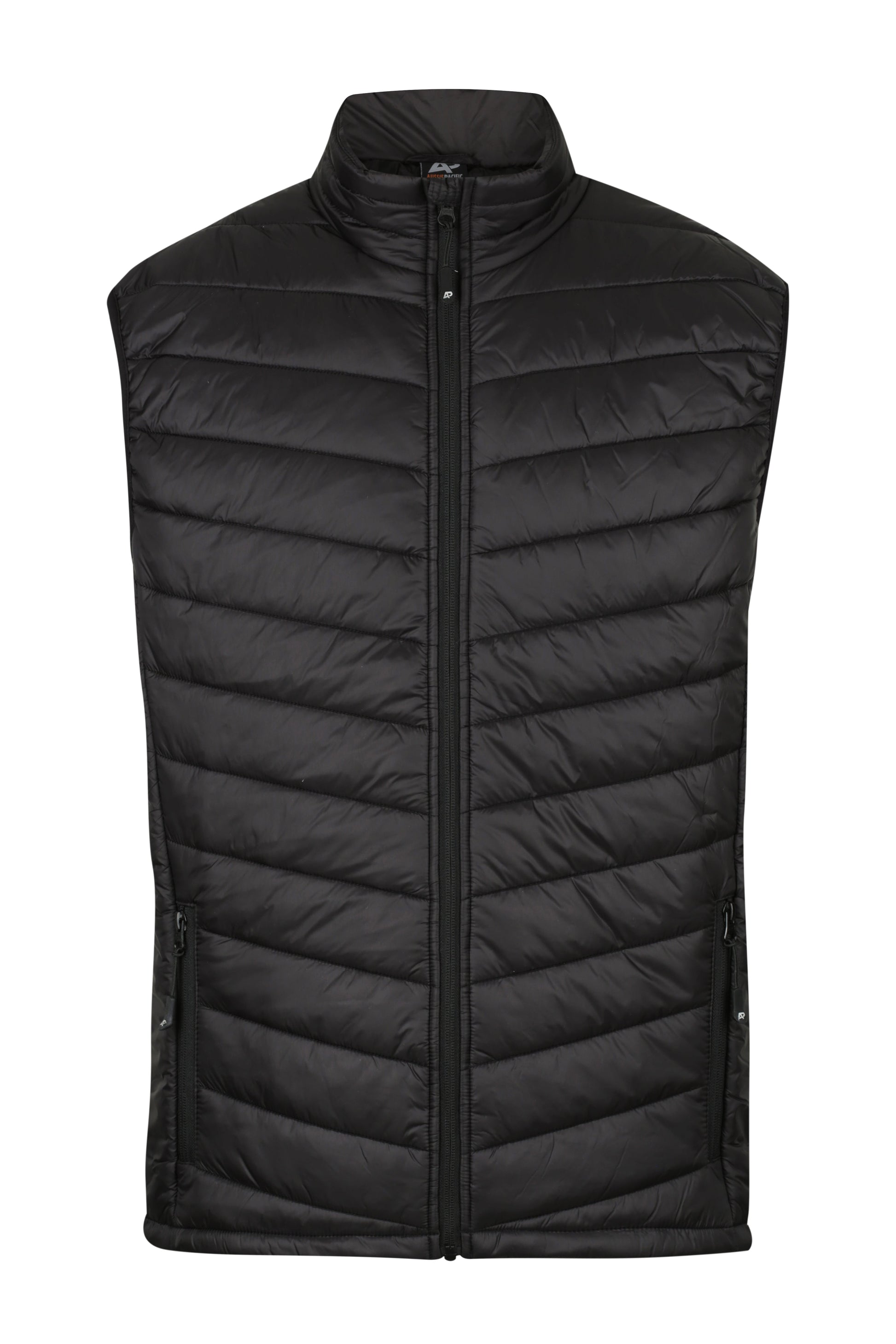 Black - Snowy Mens Vests