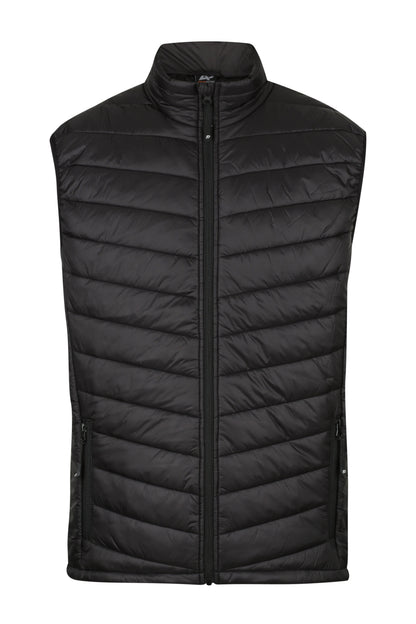 Black - Snowy Mens Vests