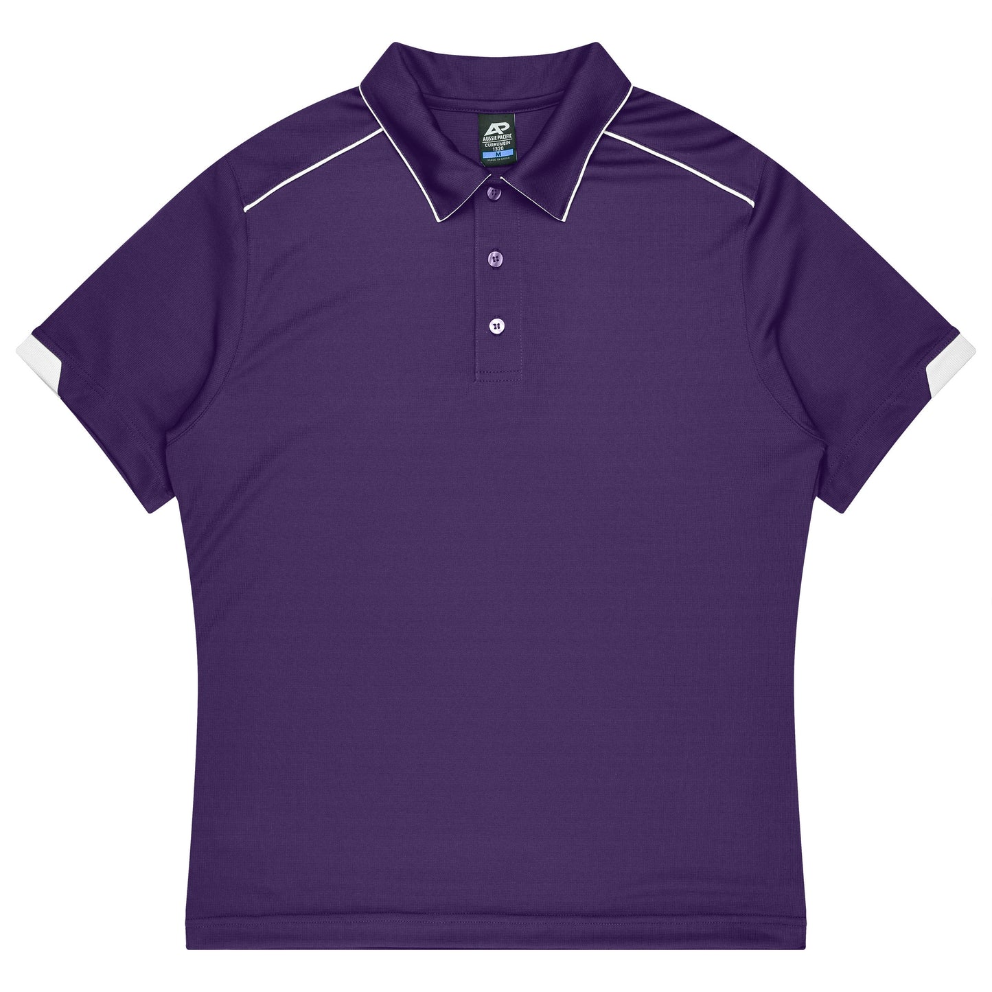 PURPLE/WHITE - Currumbin Kids Polos