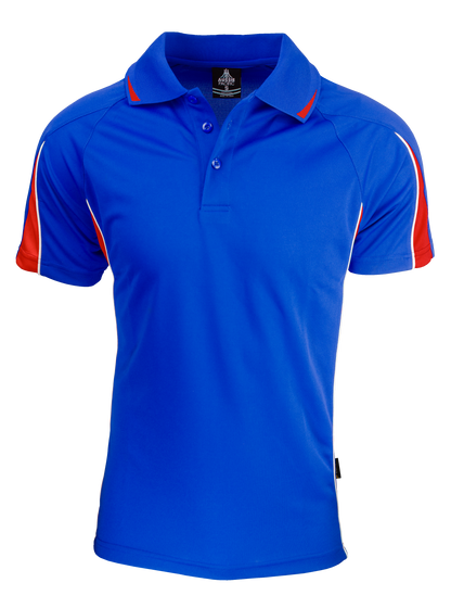 ROYAL/RED - Eureka Mens Polos